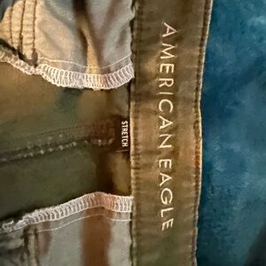 American Eagle Outfitters Olive Straight Leg Pants
